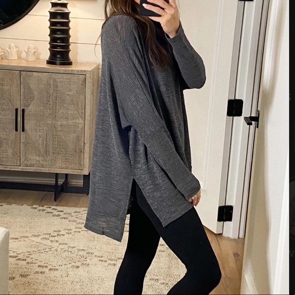 Indy Knit Top | Charcoal size M - Picture 6 of 8